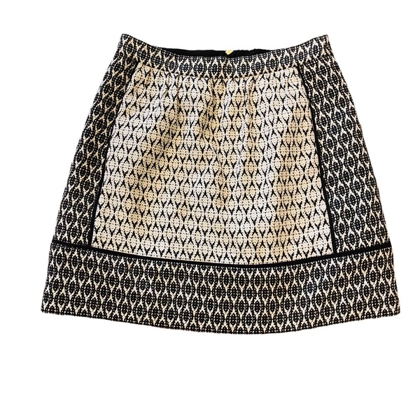 J Crew Textured Block Print Graphic Mini Skirt - Picture 3 of 9